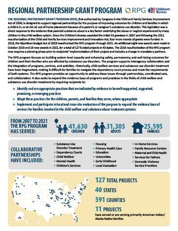 Regional Partnership Grant Program Summary